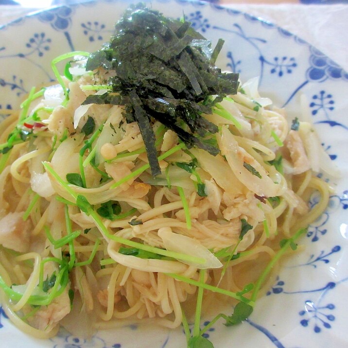 ツナとえのきと豆苗のバターポン酢パスタ レシピ 作り方 By Mococo05 楽天レシピ ツナとえのきと豆苗のバターポン酢パスタ レシピ 作り方 By Mococo05 楽天レシピ